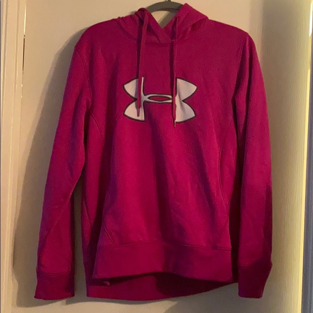 Magenta Under Armour hoodie